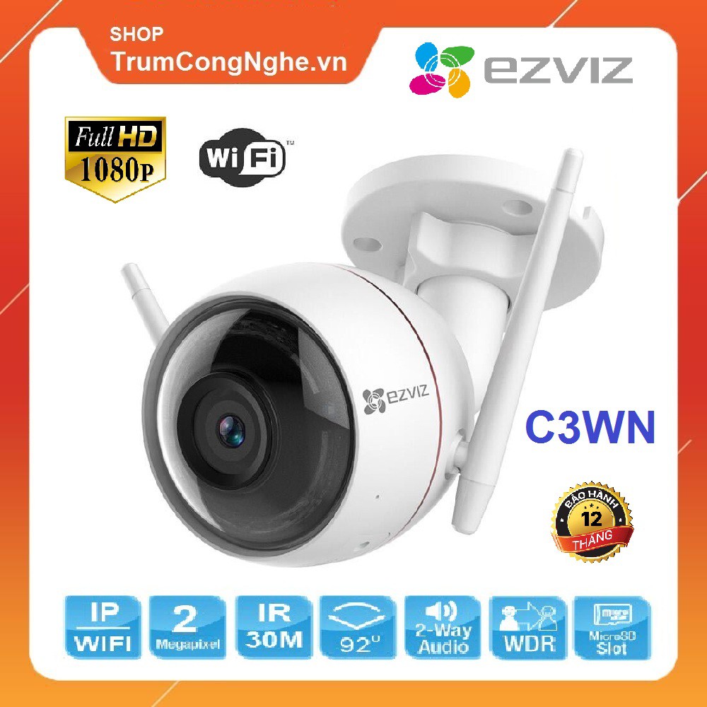 Camera Ngoài trời 2.0MP 1080P EZVIZ C3WN (CS-CV310) - Siêu Nét Full HD | BigBuy360 - bigbuy360.vn