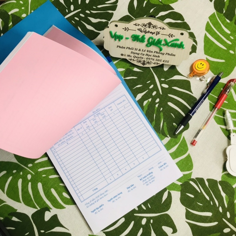 PHIẾU XUẤT KHO 3 LIÊN  LỚN 19X25 30 BỘ