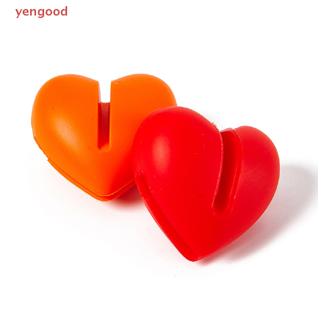 1 Kẹp Cố Định Nhiệt Kế Bằng Silicone Hình Trái Tim