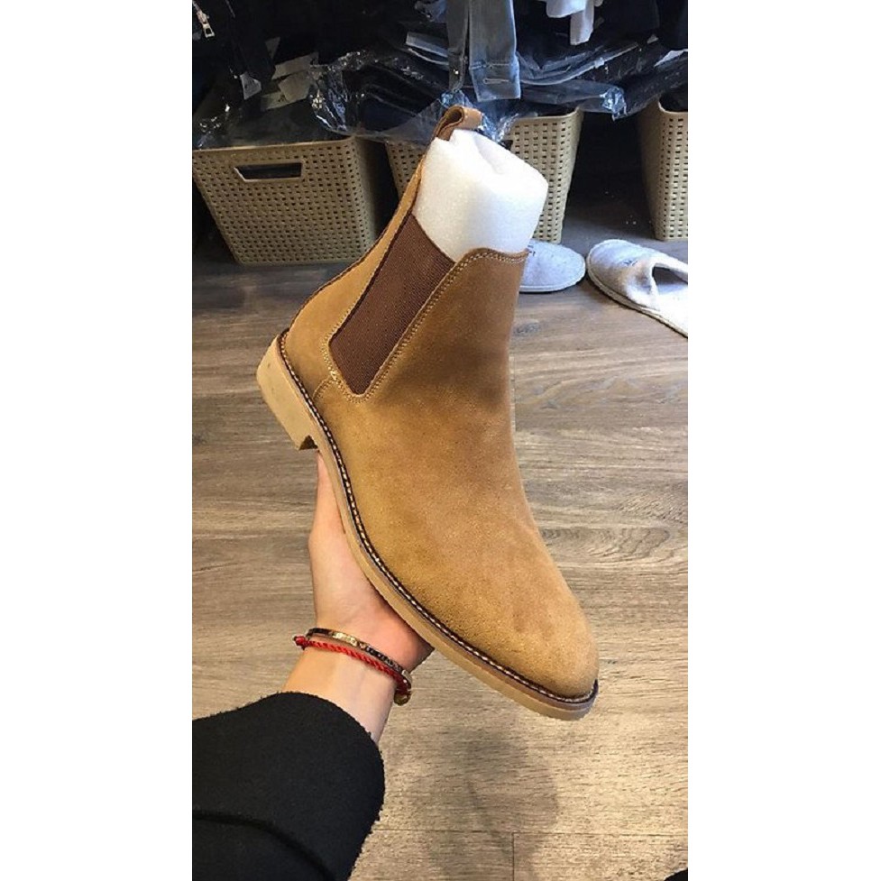 Giày Boot Nam Chính Hãng Udany, Giày Chelsea Boot Nam Da Lộn Cao Cổ Thời Trang Tuyệt Đẹp - GCN09 | BigBuy360 - bigbuy360.vn