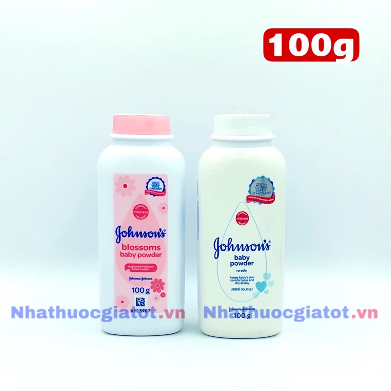 [CHAI NHỎ 100G] Phấn Thơm JOHNSON'S BABY Hàng Chính Hãng