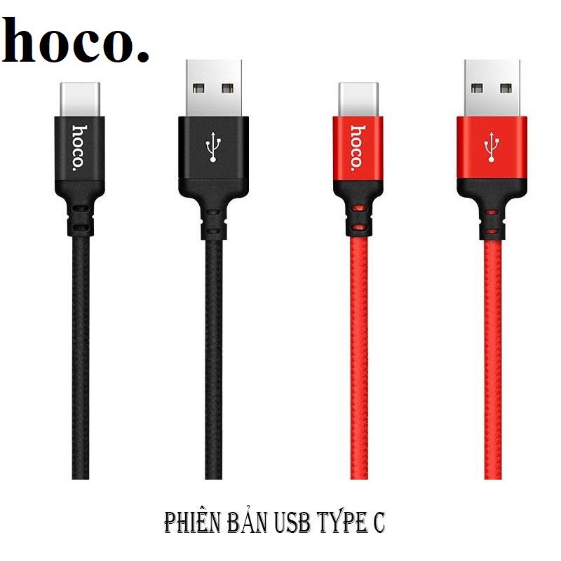 Cáp sạc nhanh Hoco X14 Micro Usb / Type C dây dù siêu bên chính hãng FREE SHIP