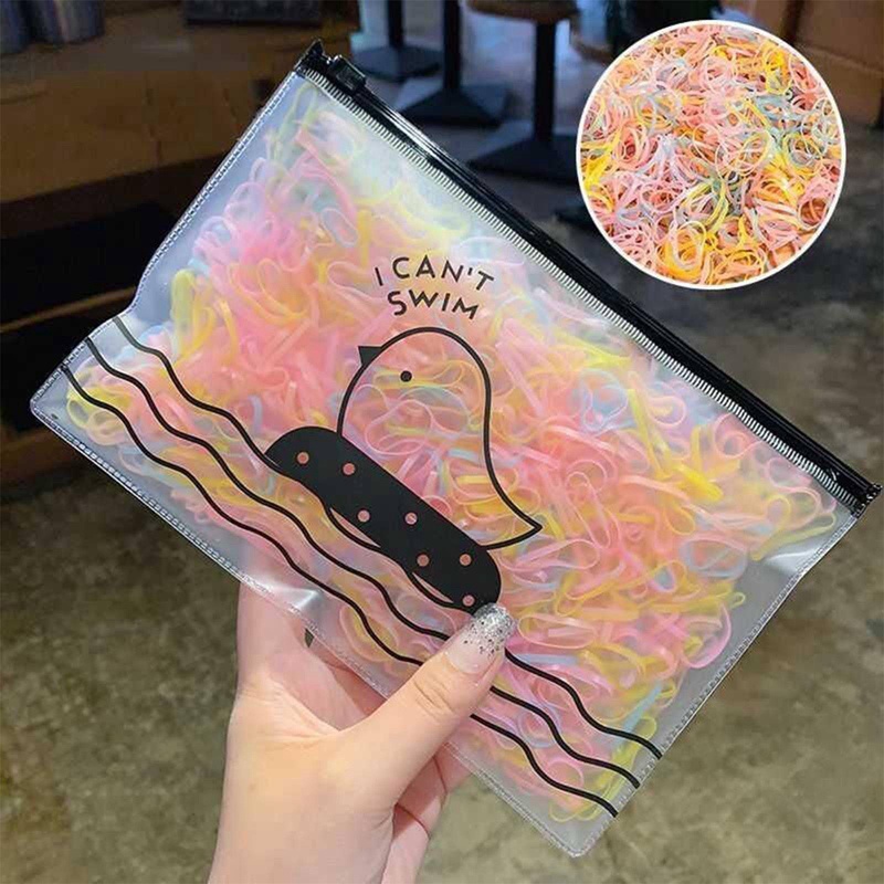 Ygt Set 1000 Dây Buộc Tóc Cao Su Co Giãn Thời Trang Cho Bé