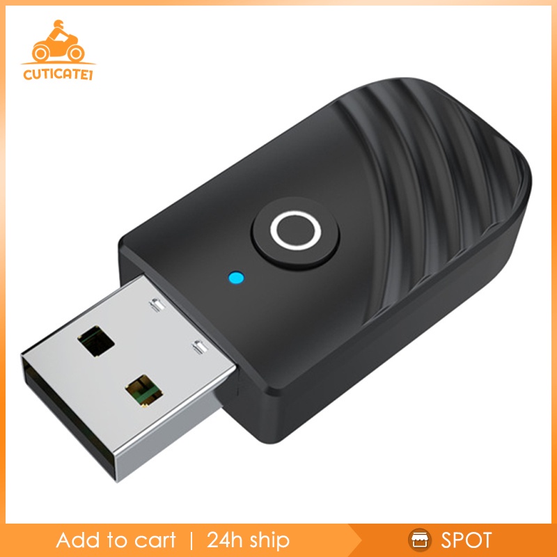 ✨Hàng sẵn sàng✨Usb Thu Phát Bluetooth 5.0 Cut1-8 Cổng 3.5mm Aux Cho Loa Xe Hơi / Tv / Pc | BigBuy360 - bigbuy360.vn