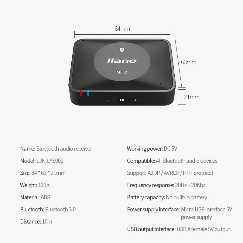 Thiết Bị Nhận bluetooth llano 3.0nfc