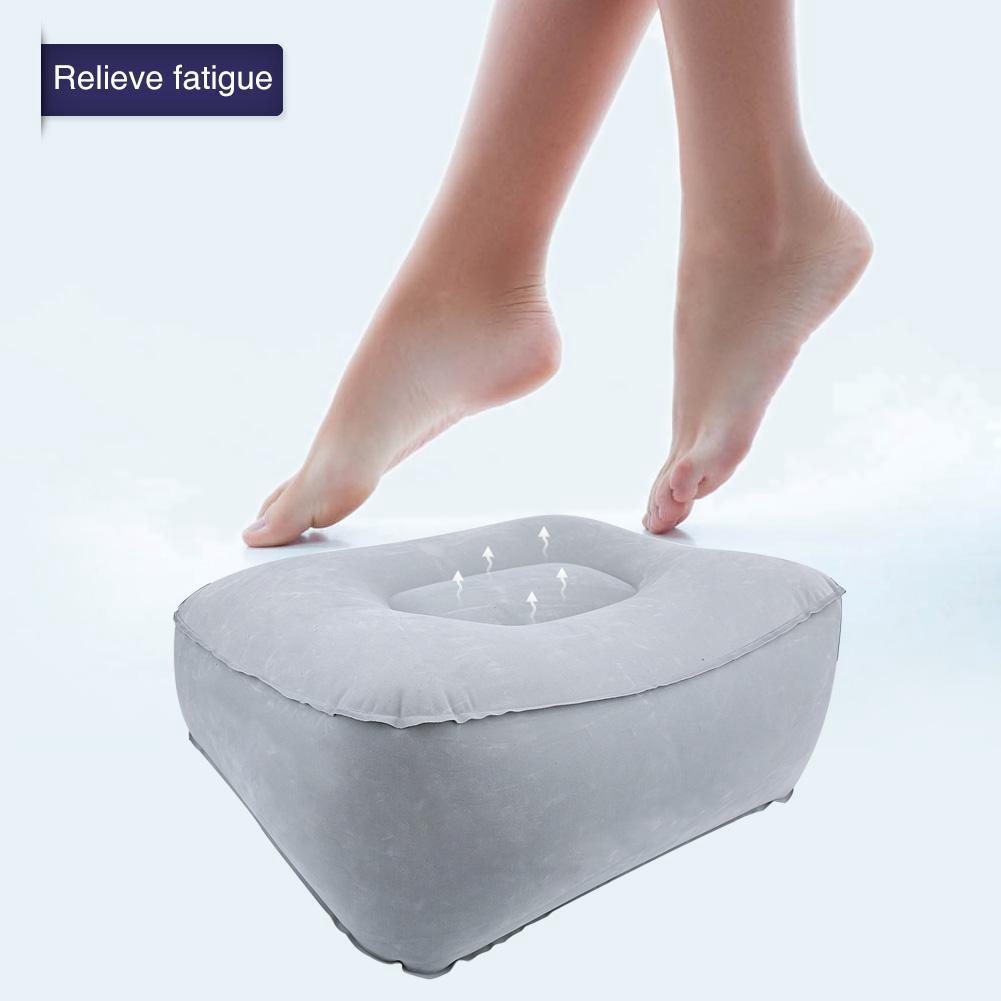 Gối bơm hơi hình bàn chân dùng khi du lịch