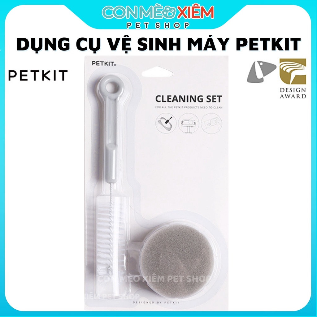 Dụng cụ vệ sinh máy lọc nước Petkit cho chó mèo, bộ rửa súc làm sạch thú cưng Con Mèo Xiêm