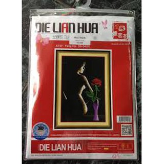 Tranh thêu chữ thập Cô gái khỏa thân A737 (chưa thêu)