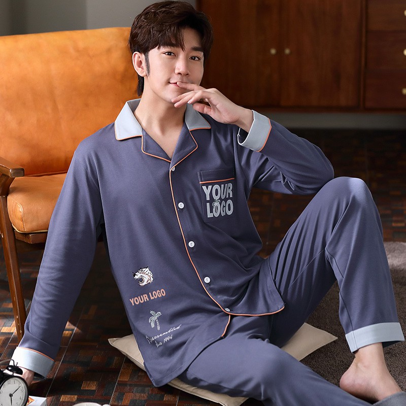 {ẢNH CHỤP THẬT} Đồ bộ Pijama-Đồ ngủ nam cao cấp phong cách Hàn Quốc, chất COTTON 100 dày dặn &amp; thoáng khí (713)