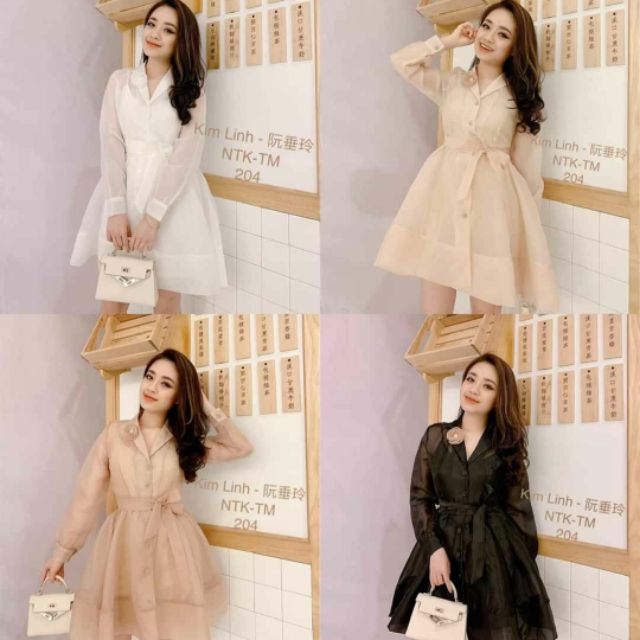 SET SƠ MI CÔNG CHÚA TƠ LỤA THIẾT KẾ