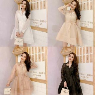 SET SƠ MI CÔNG CHÚA TƠ LỤA THIẾT KẾ