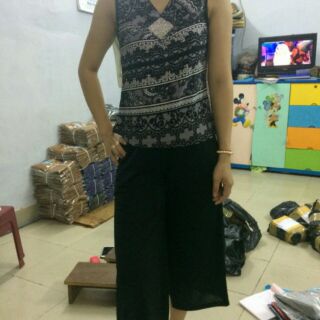 Đồ bộ quần ống suông