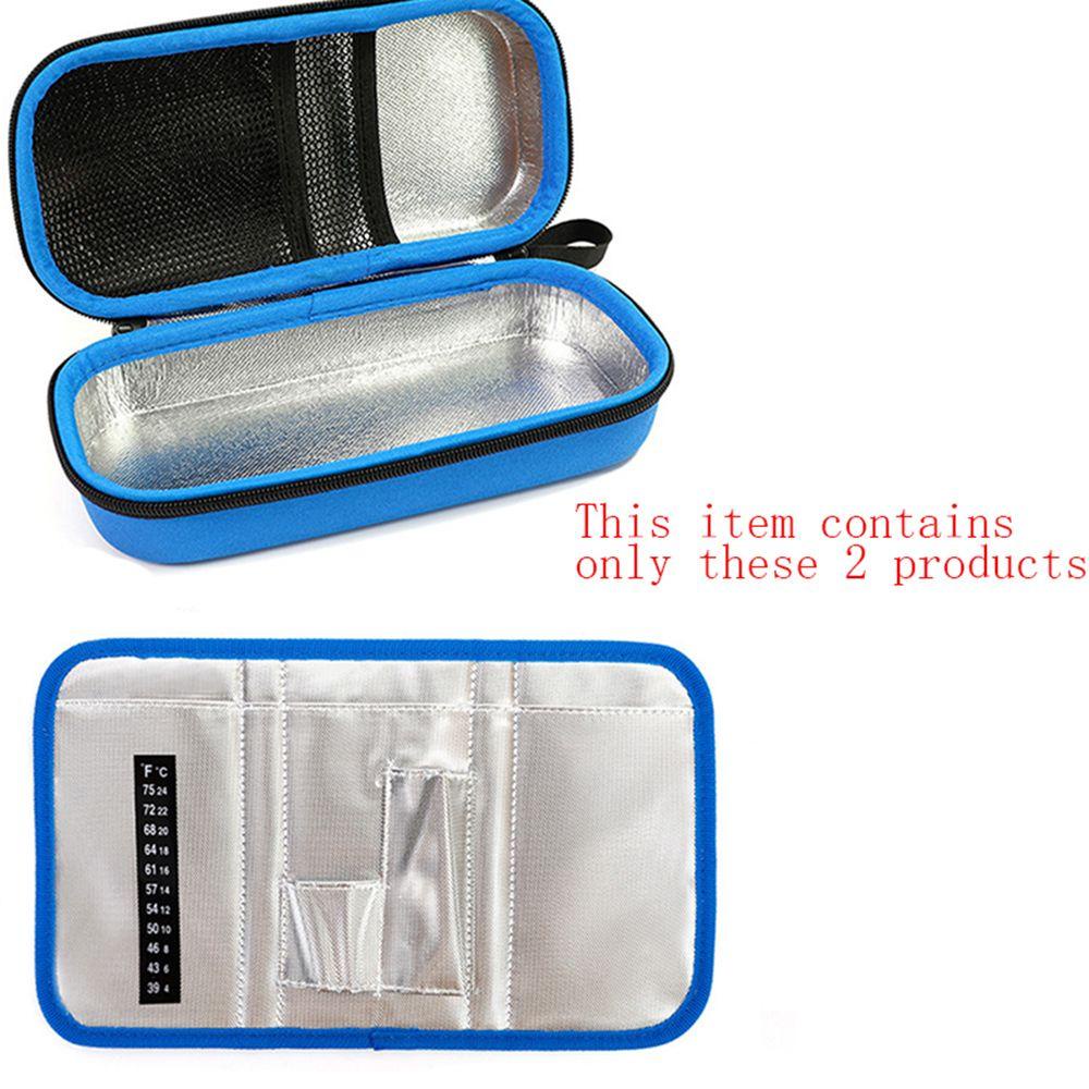 LEISURE Insulin Túi Làm Mát Thuốc Lá Diabetic Không Cần Gel
