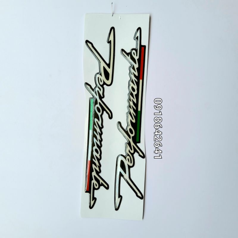 Bộ tem chữ performante nổi đủ màu