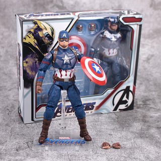 Mô Hình Captain America Gundam Figure Marvel Avengers