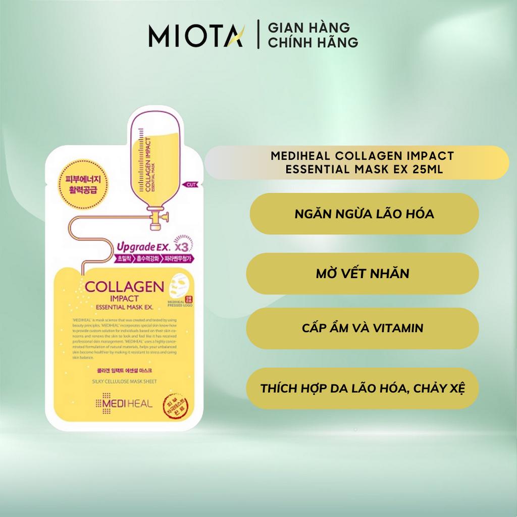 Mặt Nạ Chống Lão Hóa, Dưỡng Da Căng Mịn Mediheal Collagen Impact Essential Mask Ex Lẻ 1 Miếng 25ml