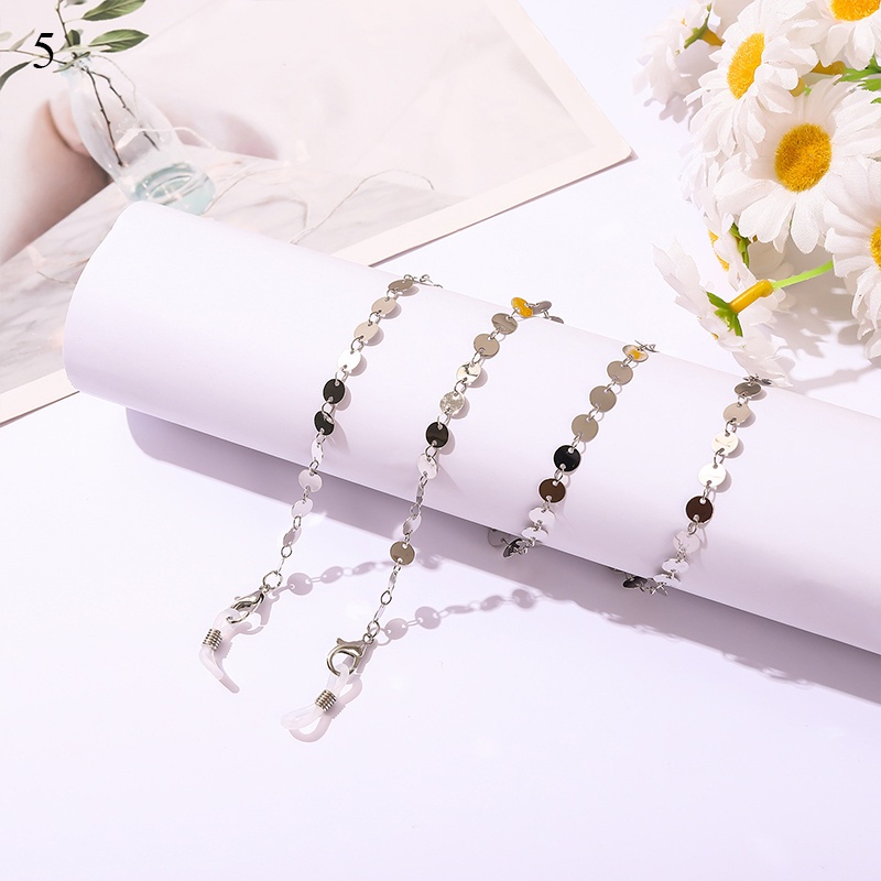 Dây đeo kính chống trượt đa năng màu bạc
