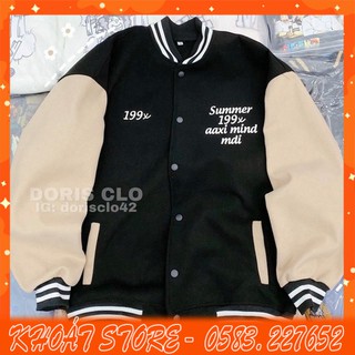 Áo khoác bomber nỉ ngoại summer