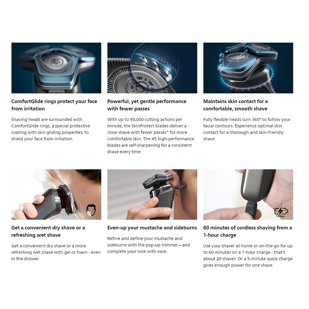 Máy Cạo Râu Điện Philips Norelco S7788/82 | Cao Cấp