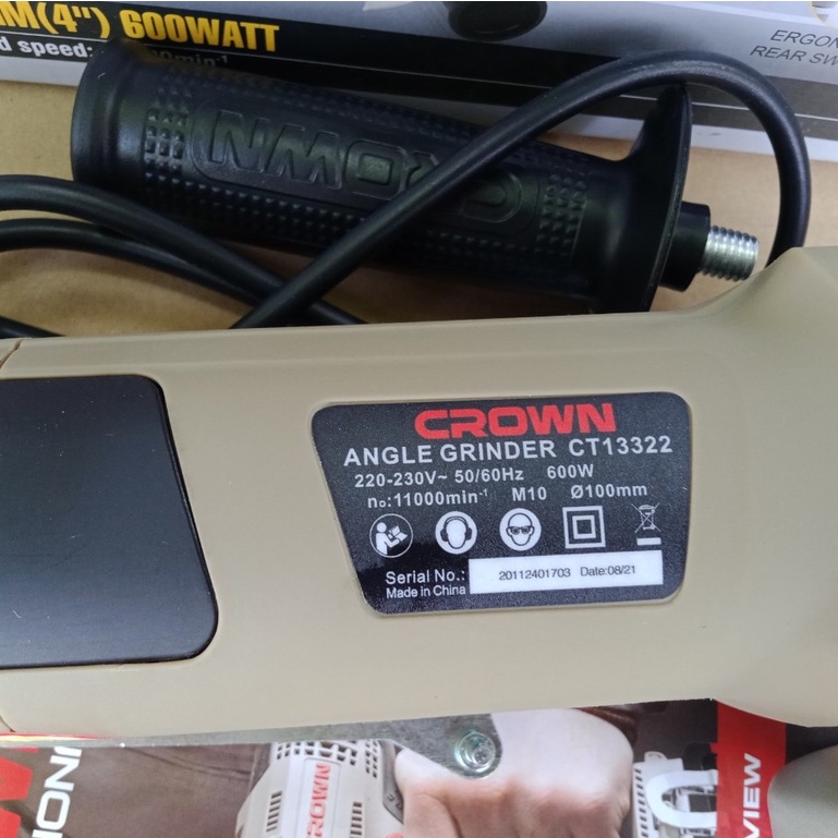 Máy mài góc Crown CT13322