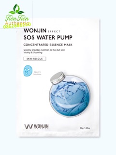 Mặt nạ Wonjin SOS Water Pump Mask 1 miếng ( Xanh dương nhạt)