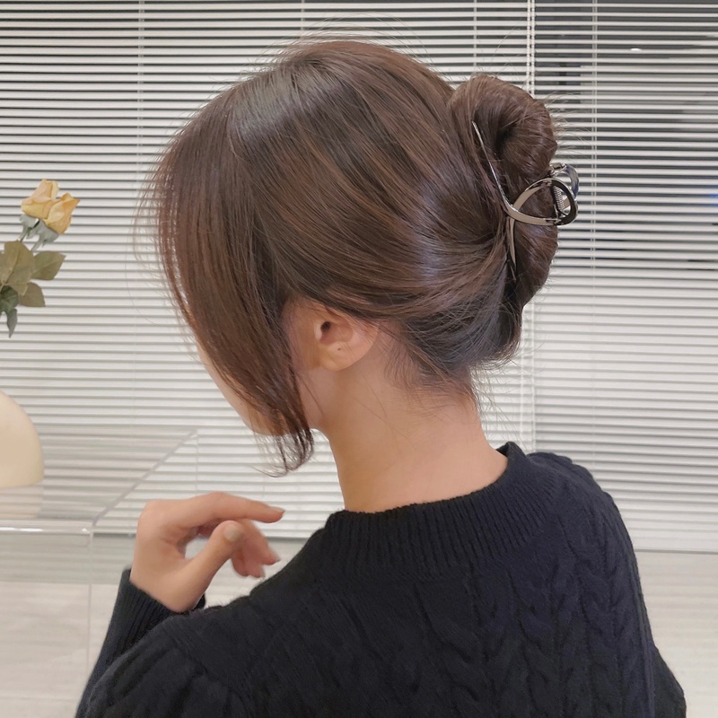 Kẹp tóc càng cua bằng hợp kim thiết kế đơn giản hợp thời trang dành cho nữ