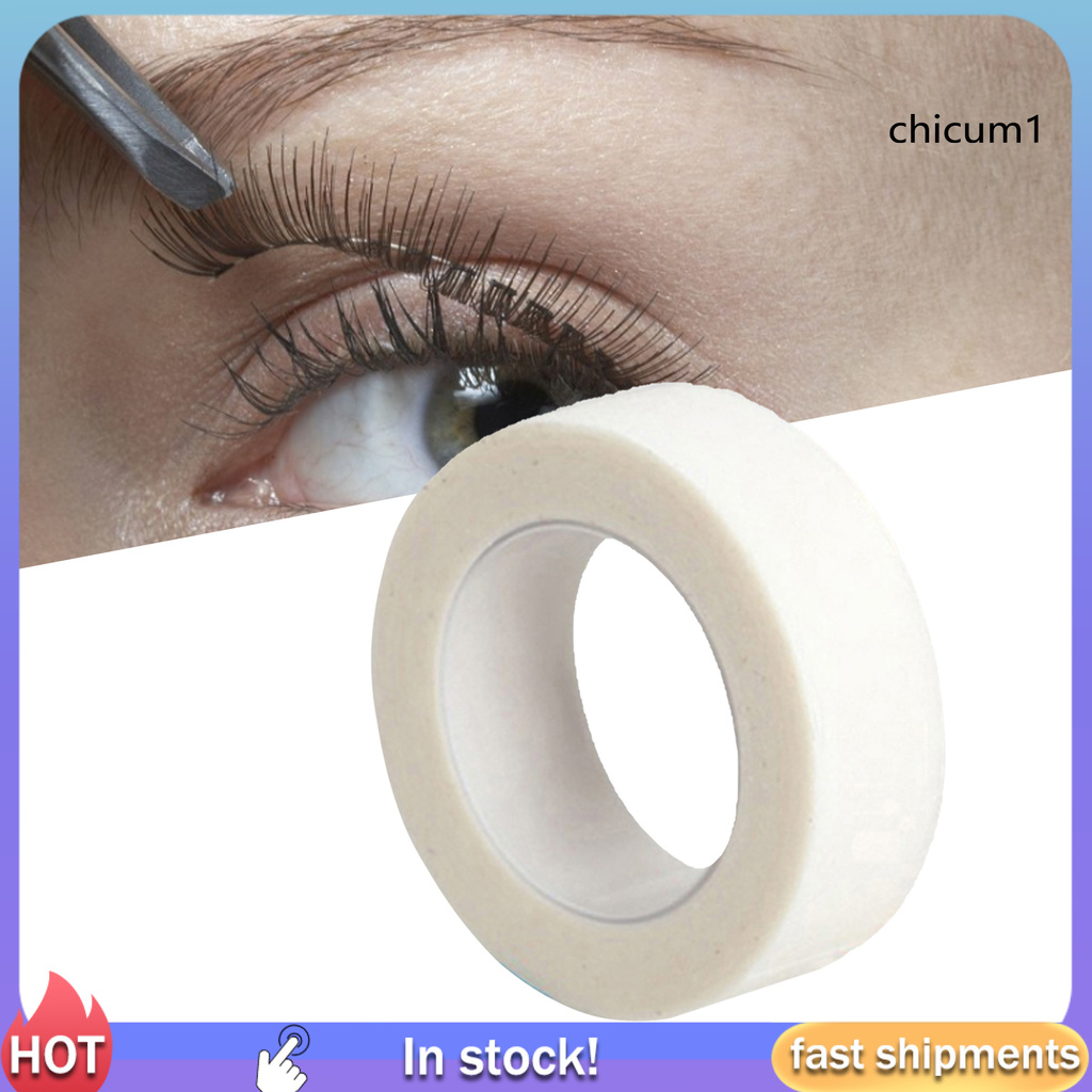 [Hàng mới về] Cuộn băng keo nối dài mi bằng vải không dệt thoáng khí chuyên dụng cho salon làm đẹp