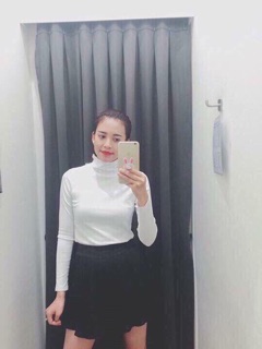 Áo len tăm cổ lọ