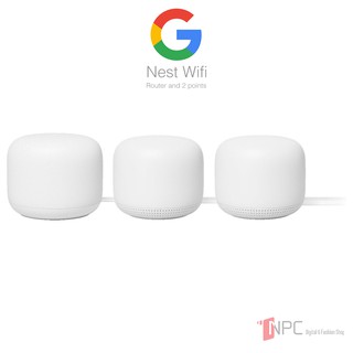 Google Nest WiFi 3 Pack Thế Hệ Mới (GEN 2) | Hệ Thống Phát Wifi Cao Cấp Thế Hệ 2 Mới Nhất [Nguyên Seal Hộp Chính Hãng]