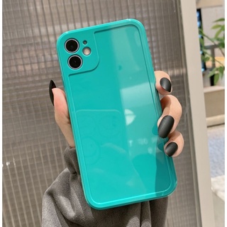 Ốp Lưng Iphone TPU Mềm, Vuông Màu Bóng Chống Sốc Cho Ipx/ip11/ip12/ip11 promax/ip12promax- Sencase