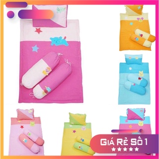 Bộ nệm gối sơ sinh cho bé từ 0-3 tuổi, bộ nệm cho bé mẫu giáo