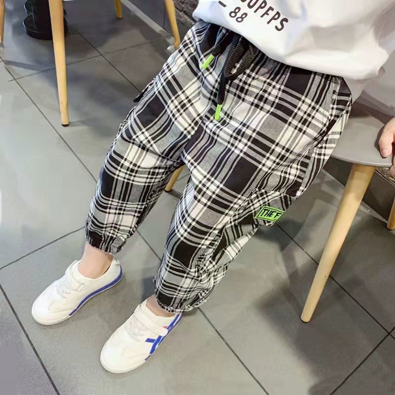 [Babycat] Hàng Có Sẵn Quần Cotton Mỏng Phong Cách Hàn Quốc Nhật Bản / Hàn Quốc / Nhật Bản / Mùa Hè Cho Bé Trai