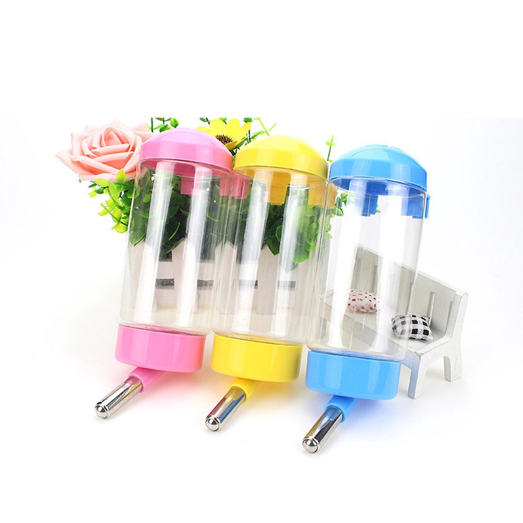 Bình nước tự động gắn chuồng cho chó mèo 400ml