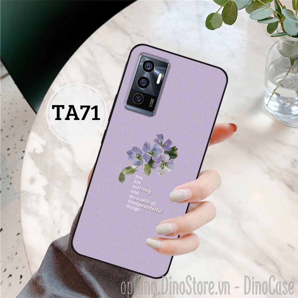 Ốp lưng điện thoại Vivo V23E - Vivo V23 5G - Ốp lưng Vivo in hình hoa cỏ nữ tính nhẹ nhàng Vintage dễ thương.