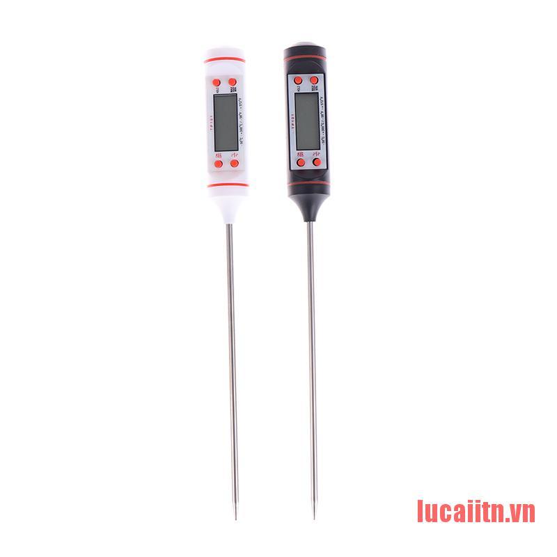 {caiitn}Meat Thermometer Kitchen Digital Cooking Food Probe Electronic BBQ Cooking Tools