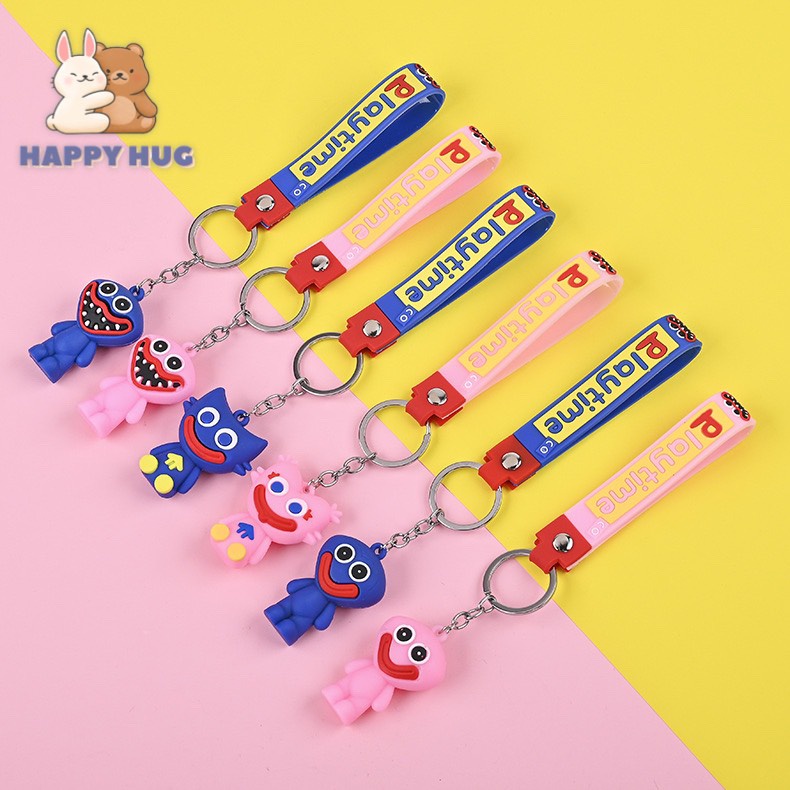 Móc khóa Huggy Wuggy nhân vật trong game Poppy Playtime - Happy Hug