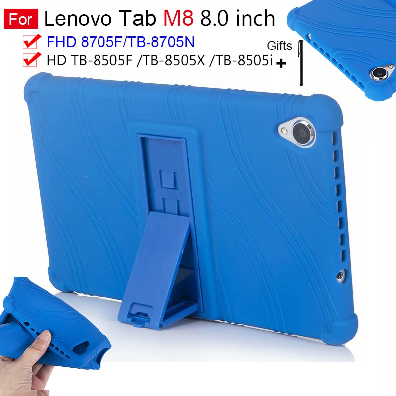 Bao da silicone chống sốc cho trẻ em  Lenovo TAB M8 FHD TB-8705F TB-8705N T 8 inch  tablet case