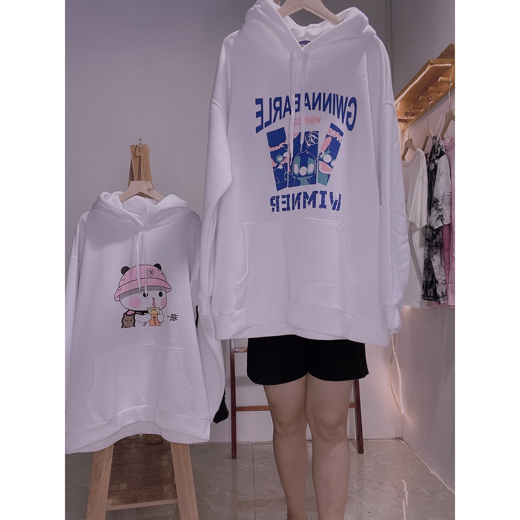 ÁO HOODIE NỈ BÔNG IN HÌNH GWIN