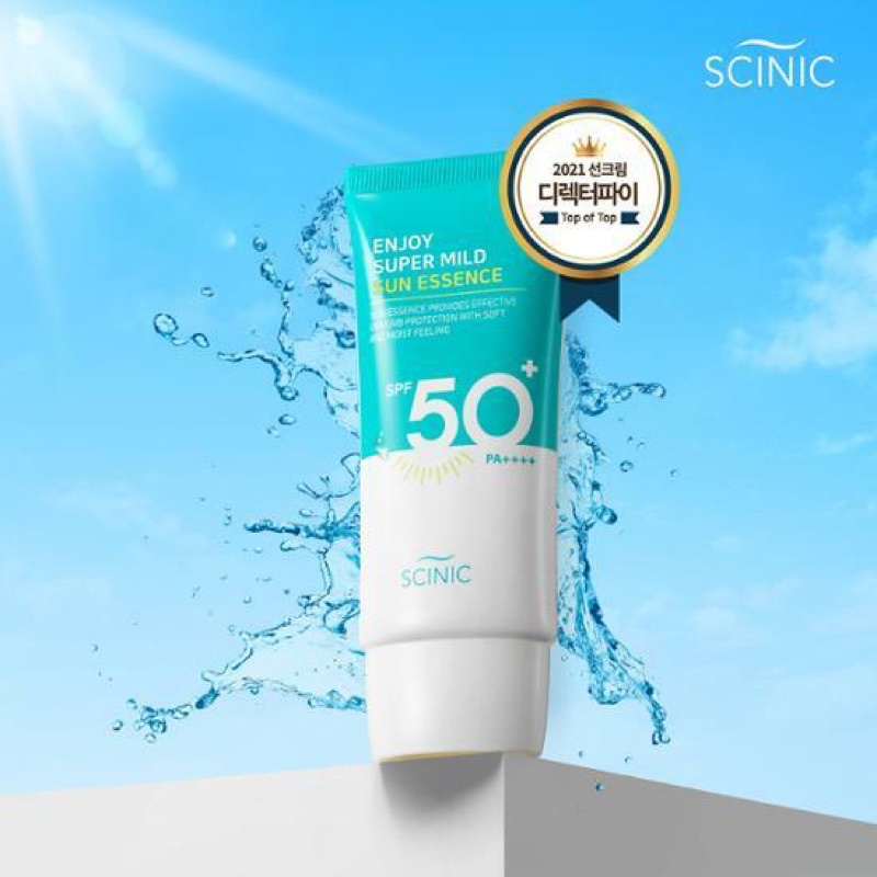 Kem chống nắng dưỡng ẩm Scinic Enjoy Super Mild Sun Essence EX SPF50+ PA ++++