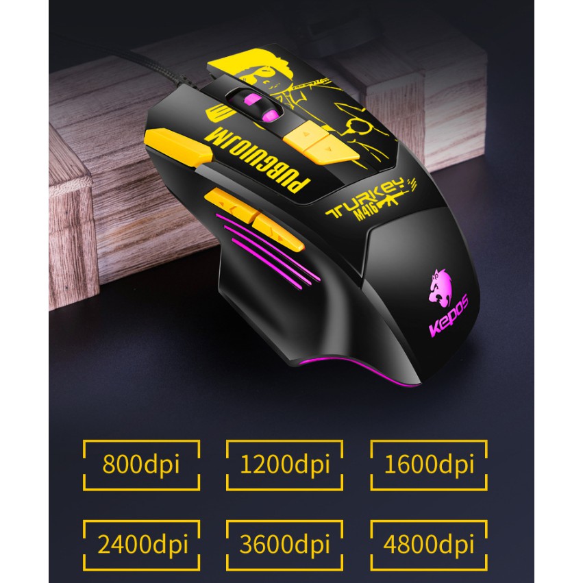 Chuột Gaming Cao Cấp PUBG Led RGB + Tặng kèm bộ quà tặng hấp dẫn | BigBuy360 - bigbuy360.vn