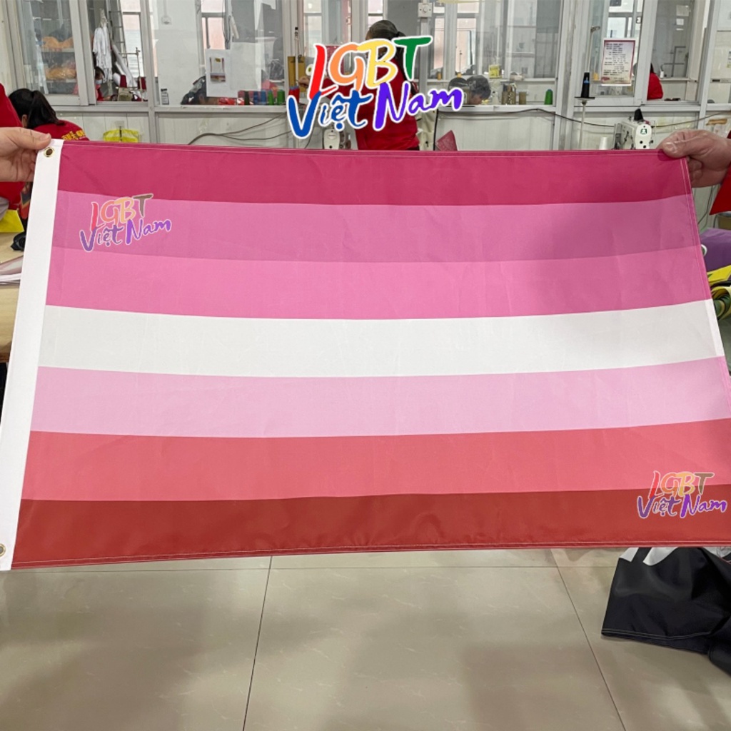 Cờ LGBT Lesbian đồng tính nữ