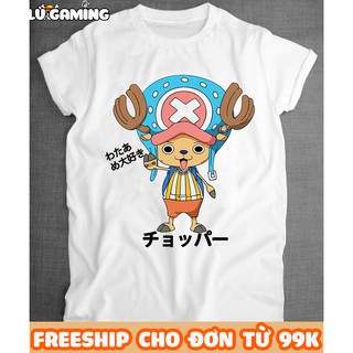 ÁO THUN ONE PIECE - CHOPPER KẺ MÊ KẸO BÔNG