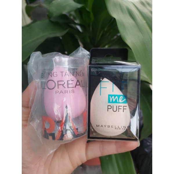 Mút tán kem nền Fit me Puff Maybeline/LOREAL