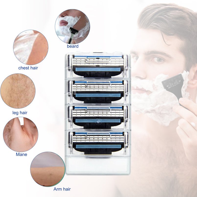 Lưỡi Dao Cạo Ba Lớp Geiiette MACH 3 Hộp Dành Cho Nam