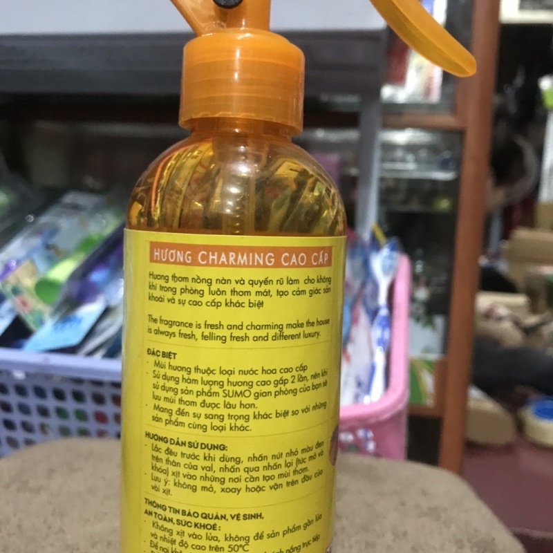 Nước hoa xịt phòng Sumo hương Charming cao cấp 350ml