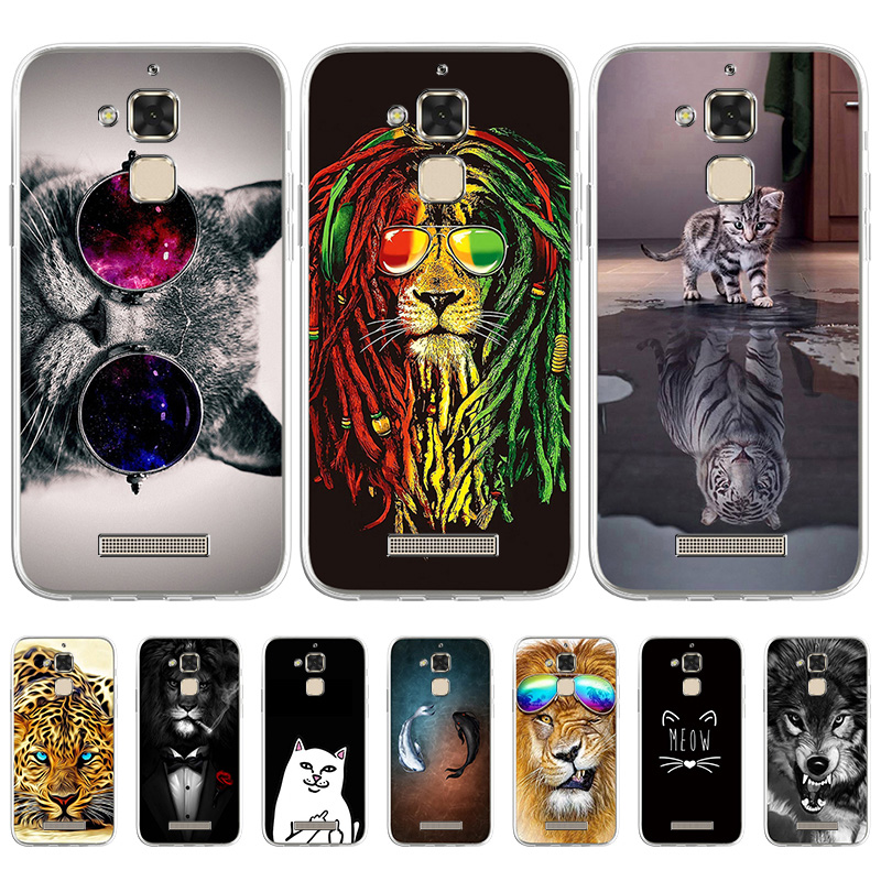 Silicone Cases for Asus Zenfone 3 Max ZC520TL X008D X008DA X008DC X00KD Zenfone3 Max Asus Zenfone Pegasus 3 Zenfone horse 3 X008 Pegasus3 5.2 inch Phone Cases Soft TPU Covers Animal Casing
