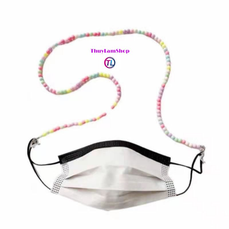 Dây đeo trang trí khẩu trang, kính mắt chống trượt dễ thương tiện dụng