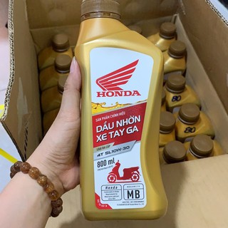 Nhớt Honda 10W30 0.8L chính hãng cho xe tay ga
