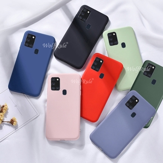 Ốp Điện Thoại Chống Bẩn Bảo Vệ Mềm Màu Kẹo Cho Samsung Galaxy A21s M21 M31 A11 A41 Phone Case