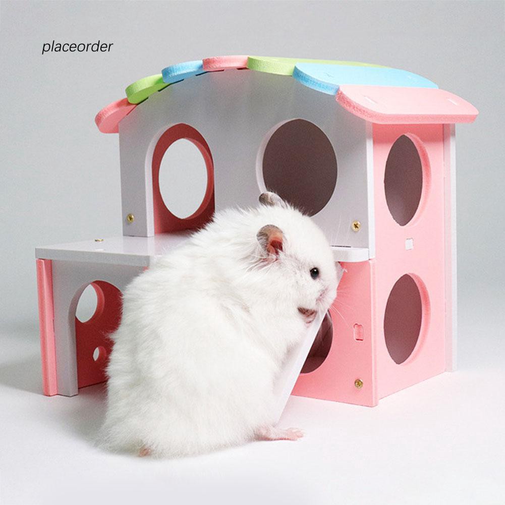 Nhà đồ chơi nhiều màu dùng cho chuột, sóc, hamster ở